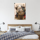 Jordanië, de oude Nabateese stad Petra Canvas Afdruk (Insitu (Slaapkamer))