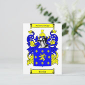 Jordanië (Engels) wapenschild Briefkaart (Staand voorkant)