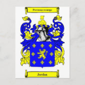 Jordanië (Engels) wapenschild Briefkaart (Voorkant)