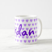 Jordanië in het Paars Koffiemok (Voorkant rechts)