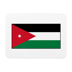 Jordanië - Jordaanse vlag Magneet