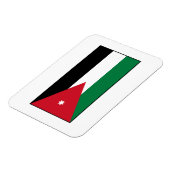 Jordanië - Jordaanse vlag Magneet (Linkerzijde)