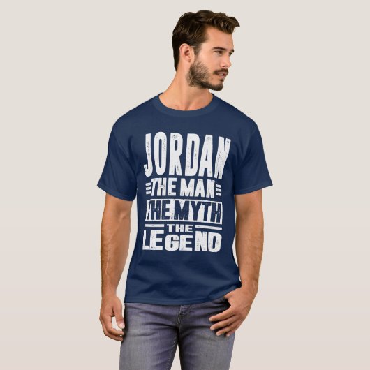 Jordanië - Persoonlijke naam Birthday Gift T-shirt (Voorkant volledig)
