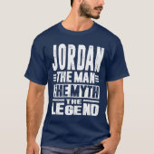 Jordanië - Persoonlijke naam Birthday Gift T-shirt (Voorkant)
