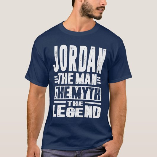 Jordanië - Persoonlijke naam Birthday Gift T-shirt (Voorkant)