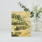 Jordanië, Petra, de Nabatean rock hewn tombs Briefkaart (Staand voorkant)