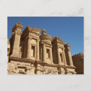 Jordanië, Petra, Het Klooster, Al Deir. 2 Briefkaart