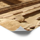 Jordanië, Petra, Het Klooster, Al Deir. 2 Poster (Hoek)
