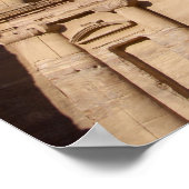 Jordanië, Petra, Het Klooster, Al Deir. Poster (Hoek)