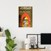 Jordanië Print Arab Reisposter Arabische Kunst (Thuiskantoor)