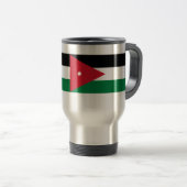 Jordanië, vlag van Jersey Reisbeker (Voorkant rechts)