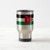 Jordanië, vlag van Jersey Reisbeker (Center)
