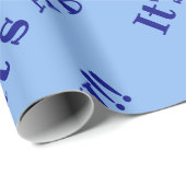 Jordy Blauw Cadeaupapier (Rol Hoek)