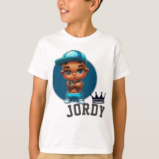 jordy van tiki tots N.Z T-shirt (Voorkant)