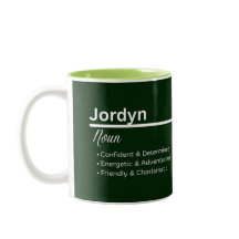 Jordyn Gepersonaliseerde naam koffiemok