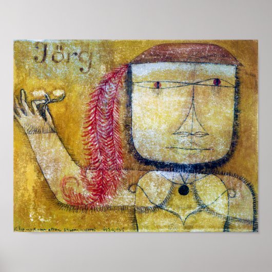 Jorg, Paul Klee Poster (Voorkant)