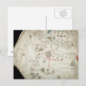 Jorge Aguiar Map - 1492 Briefkaart (Voorkant / Achterkant)