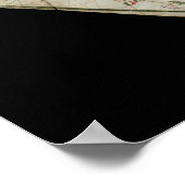 Jorge Aguiar Map - 1492 Poster (Hoek)