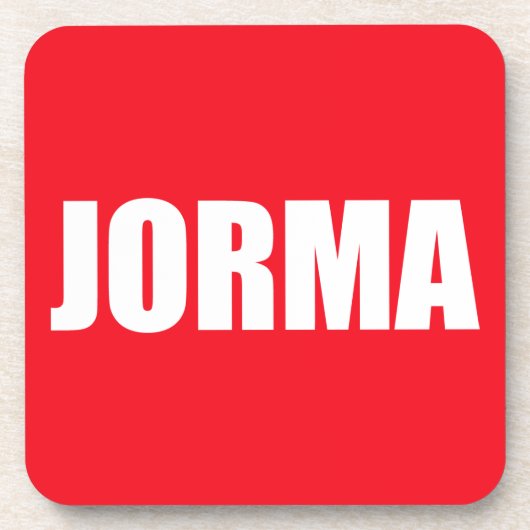 Jorma Bier Onderzetter (Voorkant)