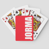 Jorma Speelkaarten (Achterkant)