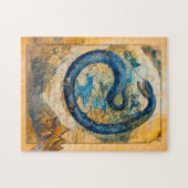 Jörmungandr de Midgardslang op Wereldkaart Legpuzzel (Horizontaal)