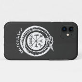 Jormungandr - Noordse rune Case-Mate iPhone Case (Achterkant (horizontaal))