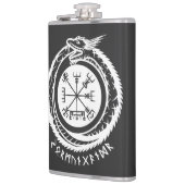 Jormungandr - Noordse rune Heupfles (Links)