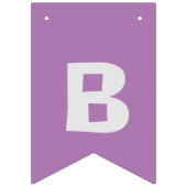 JORNEY PACE/ALFABET :BABY SHOWER VLAGGETJES (Eerste vlag)