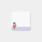 Jorogumo- Japanese Spider Yokai Purple Grid Post-it® Notes (Voorkant)