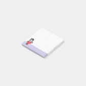 Jorogumo- Japanse Spintern Yokai Paarse Raster Post-it® Notes (Schuin)