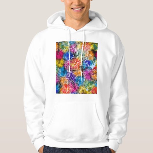Jos Nigeria City Map Hoodie (Voorkant)