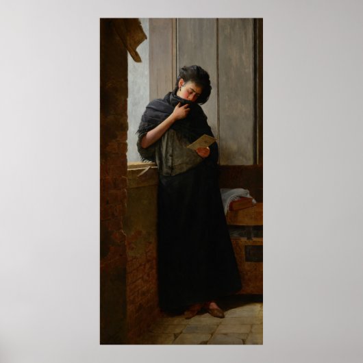 José Almeida Jr - Saudade (Longing) (1899) Poster (Voorkant)