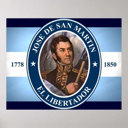 Jose de San Martin Poster (Voorkant)