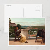 Jose Ferraz Almeida Jr., Woman Reading Briefkaart (Voorkant / Achterkant)