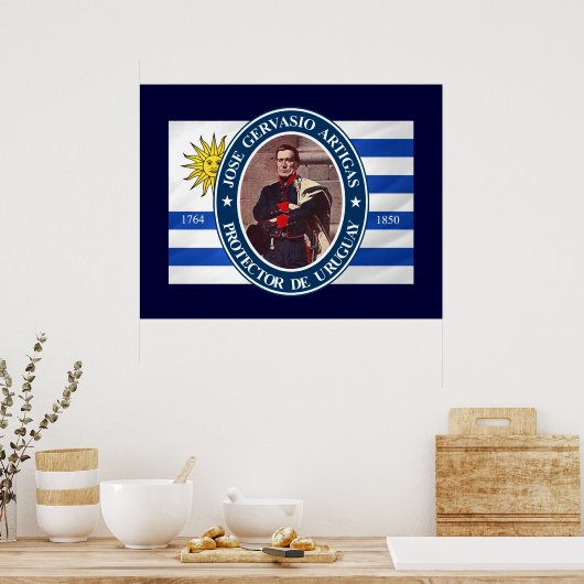 Jose Gervasio Artigas Poster (Keuken)
