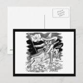 Jose Guadalupe Posada Calavera van Zapata Briefkaart (Voorkant / Achterkant)
