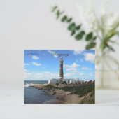 Jose Ignacio Vuurtoren in Maldonado Uruguay Briefkaart (Staand voorkant)