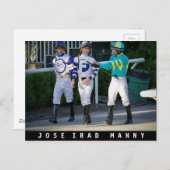 Jose, Irad en Manny Franco Briefkaart (Voorkant / Achterkant)