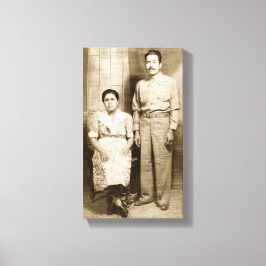 Jose & Maria Guerrero Canvas Afdruk (Voorkant)