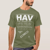 José Martí International Airport HAV T-shirt (Voorkant)