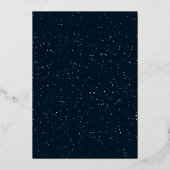 Jose moderne twee foto's met een dikke kerstmis folie feestdagenkaart (Achterkant)