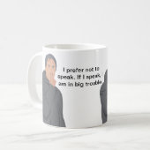 Jose Mourinho - Ik spreek liever niet Koffiemok (Voorkant links)