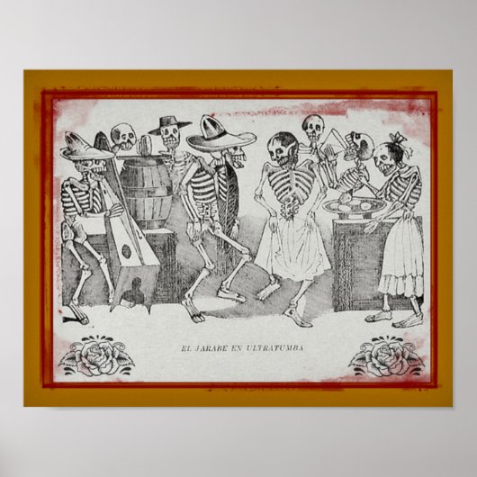 José Posada-El jarabe en ultratumba, 14 x 11-inch  Poster (Voorkant)