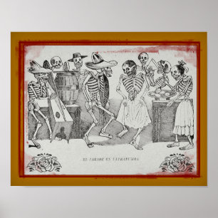 José Posada-El jarabe en ultratumba, 14 x 11-inch  Poster
