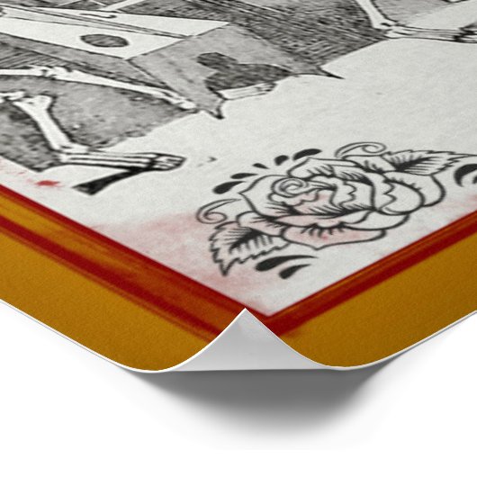 José Posada-El jarabe en ultratumba, 14 x 11-inch  Poster (Hoek)