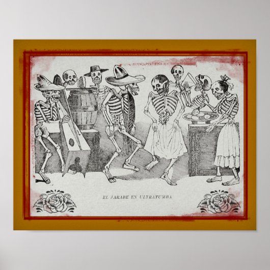 José Posada-El jarabe en ultratumba, 14 x 11-inch  Poster (Voorkant)