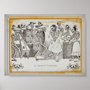 José Posada, El jarabe en ultratumba, 7x5.30 Print