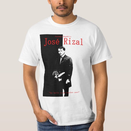 Jose Rizal, Philippine National Hero T-shirt (Voorkant)