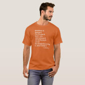 Jose Saramago T-shirt (Voorkant volledig)