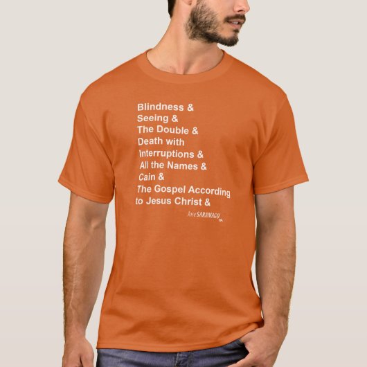 Jose Saramago T-shirt (Voorkant)
